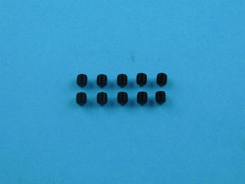 set screw M4x4 black (10)