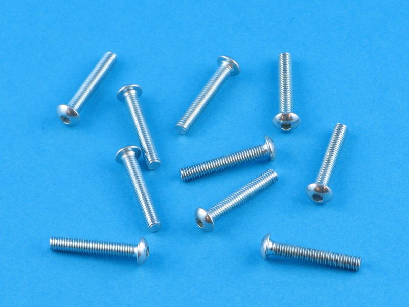 hex lense head bolt M3x18 (10)